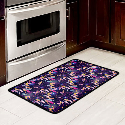 Boho Dream Catcher Pattern Print Kitchen Mat