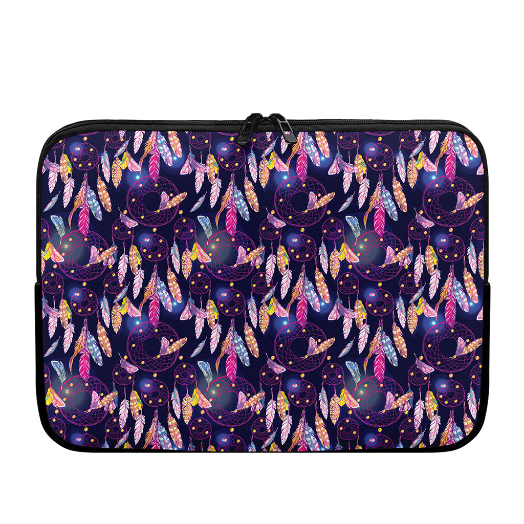 Boho Dream Catcher Pattern Print Laptop Sleeve