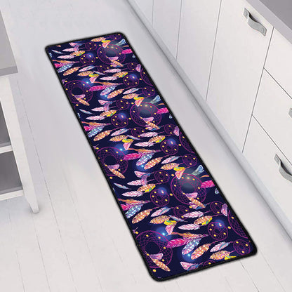 Boho Dream Catcher Pattern Print Long Kitchen Mat