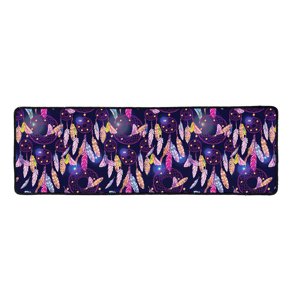 Boho Dream Catcher Pattern Print Long Kitchen Mat