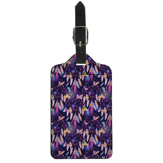Boho Dream Catcher Pattern Print Luggage Tag