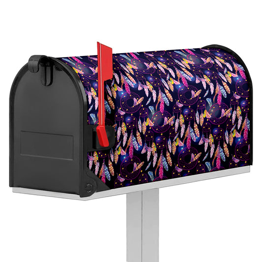 Boho Dream Catcher Pattern Print Mailbox Cover
