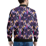 Boho Dream Catcher Pattern Print Men's Bomber Jacket