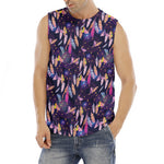 Boho Dream Catcher Pattern Print Men's Fitness Tank Top