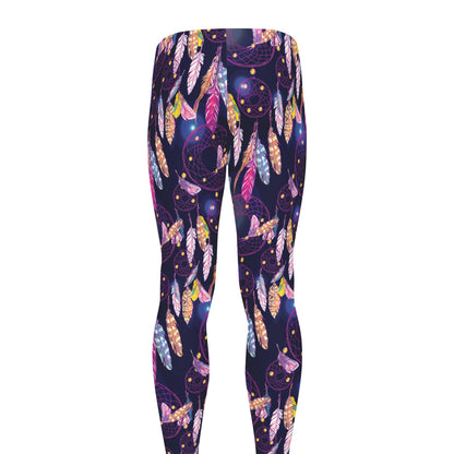 Boho Dream Catcher Pattern Print Men's leggings