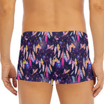 Boho Dream Catcher Pattern Print Men's Short Boxer Briefs