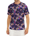 Boho Dream Catcher Pattern Print Men's Short Sleeve Rash Guard