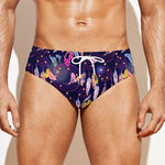 Boho Dream Catcher Pattern Print Men's Swim Briefs
