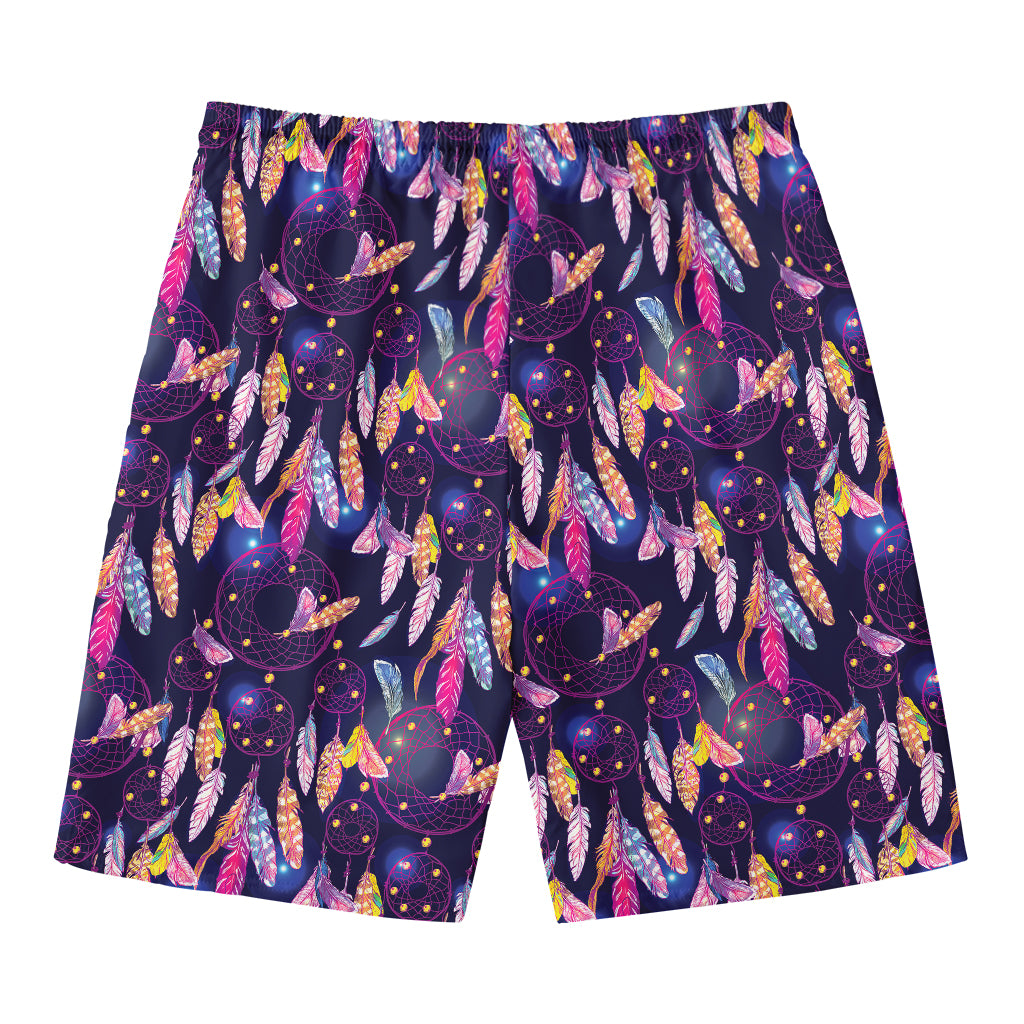 Boho Dream Catcher Pattern Print Men's Swim Trunks