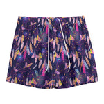 Boho Dream Catcher Pattern Print Mesh Shorts