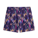 Boho Dream Catcher Pattern Print Mesh Shorts