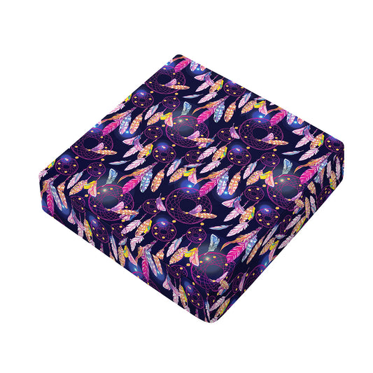 Boho Dream Catcher Pattern Print Outdoor Seat Cushion Cover