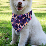 Boho Dream Catcher Pattern Print Over The Collar Dog Bandana