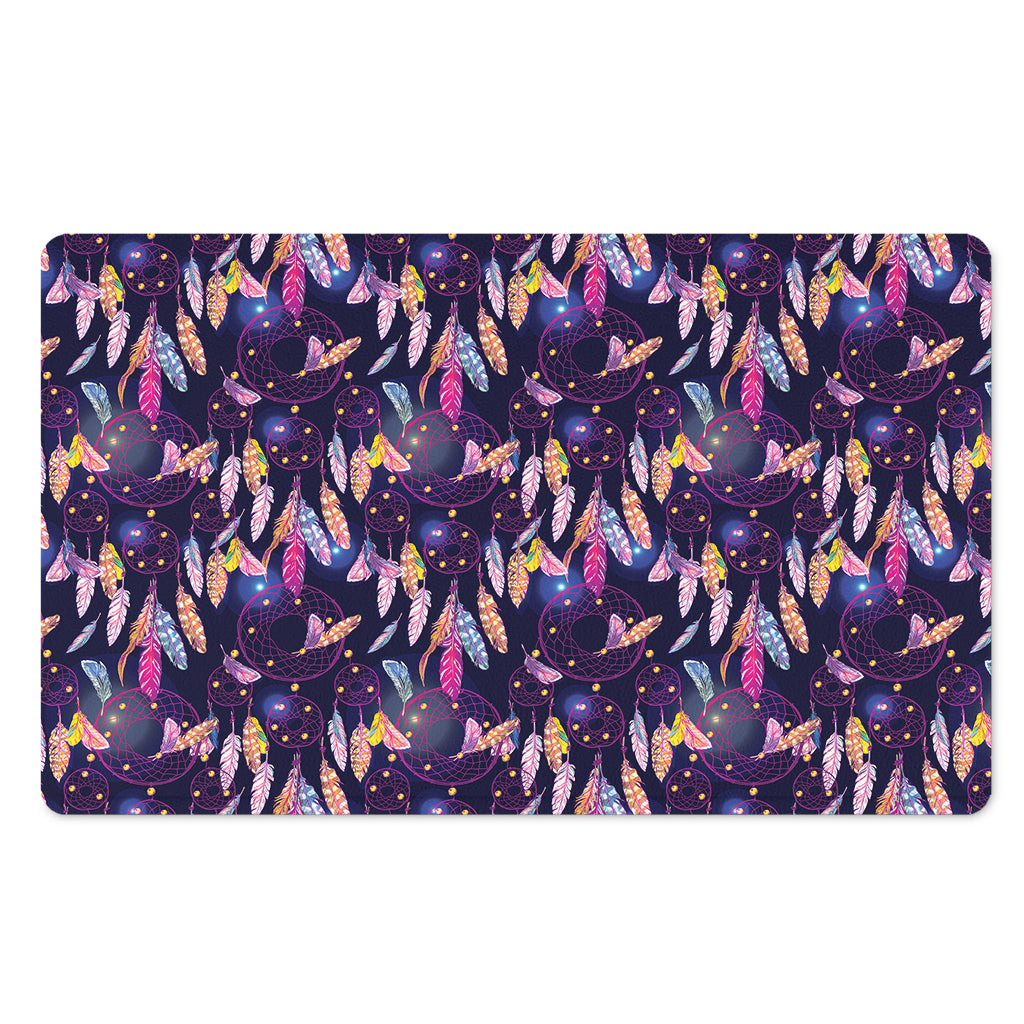 Boho Dream Catcher Pattern Print Polyester Doormat