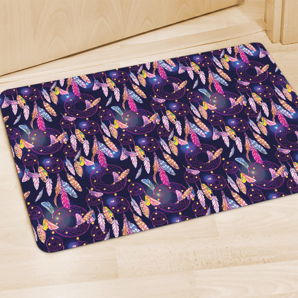 Boho Dream Catcher Pattern Print Polyester Doormat