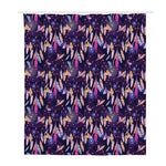 Boho Dream Catcher Pattern Print Polyester Shower Curtain