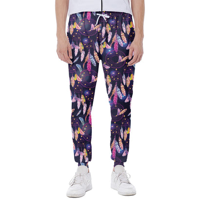 Boho Dream Catcher Pattern Print Scuba Joggers