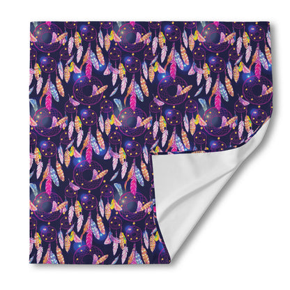 Boho Dream Catcher Pattern Print Silk Bandana