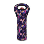 Boho Dream Catcher Pattern Print Single Neoprene Wine Tote