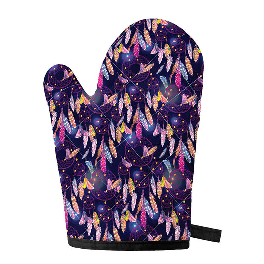 Boho Dream Catcher Pattern Print Single Oven Mitt