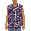 Boho Dream Catcher Pattern Print Sleeveless Baseball Jersey
