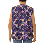 Boho Dream Catcher Pattern Print Sleeveless Baseball Jersey