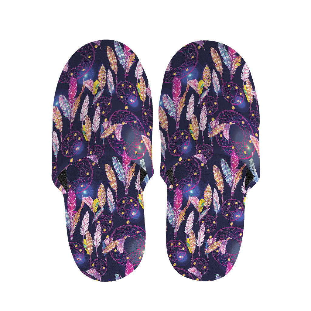 Boho Dream Catcher Pattern Print Slippers