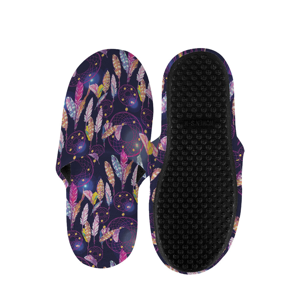Boho Dream Catcher Pattern Print Slippers