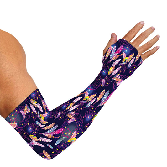 Boho Dream Catcher Pattern Print Sun Protection Arm Sleeves