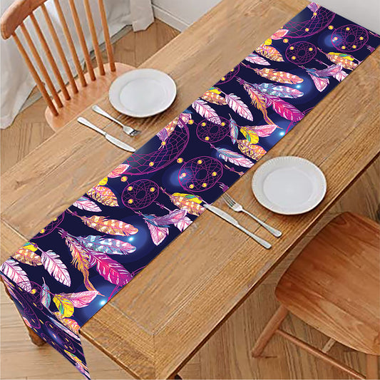 Boho Dream Catcher Pattern Print Table Runner
