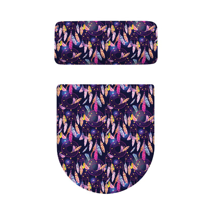 Boho Dream Catcher Pattern Print Toilet Lid And Tank Cover Set