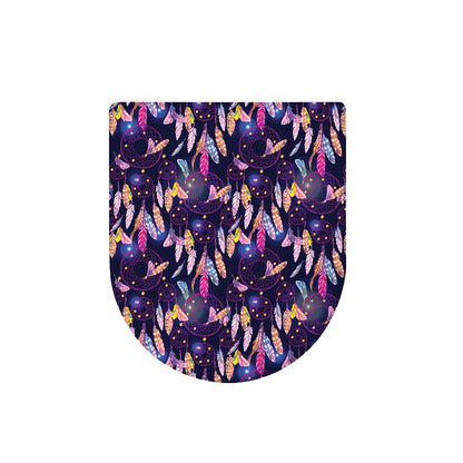 Boho Dream Catcher Pattern Print Toilet Lid Cover