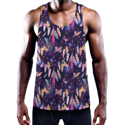 Boho Dream Catcher Pattern Print Training Tank Top
