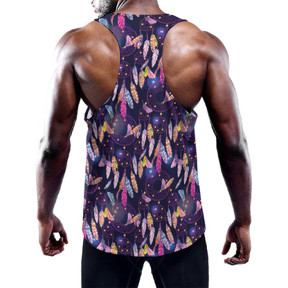 Boho Dream Catcher Pattern Print Training Tank Top