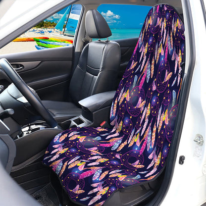 Boho Dream Catcher Pattern Print Waterproof Car Seat Cover