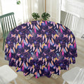 Boho Dream Catcher Pattern Print Waterproof Round Tablecloth