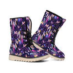 Boho Dream Catcher Pattern Print Winter Boots