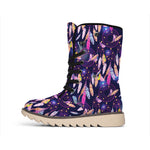Boho Dream Catcher Pattern Print Winter Boots