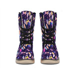 Boho Dream Catcher Pattern Print Winter Boots