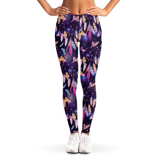 Boho Dream Catcher Pattern Print Women's Leggings