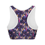 Boho Dream Catcher Pattern Print Women's Sports Bra