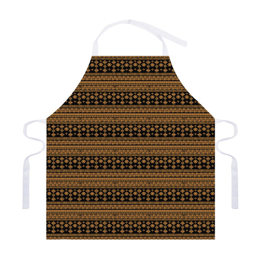 Boho Ethnic Pattern Print Adjustable Apron