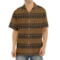 Boho Ethnic Pattern Print Aloha Shirt