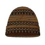 Boho Ethnic Pattern Print Beanie
