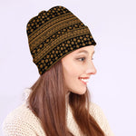 Boho Ethnic Pattern Print Beanie