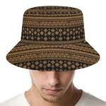 Boho Ethnic Pattern Print Bucket Hat
