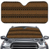 Boho Ethnic Pattern Print Car Windshield Sun Shade