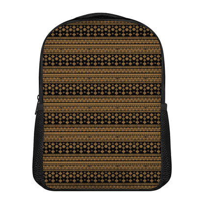 Boho Ethnic Pattern Print Casual Backpack