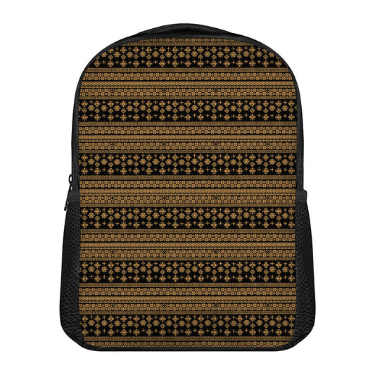 Boho Ethnic Pattern Print Casual Backpack