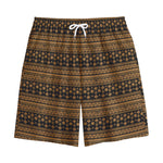 Boho Ethnic Pattern Print Cotton Shorts
